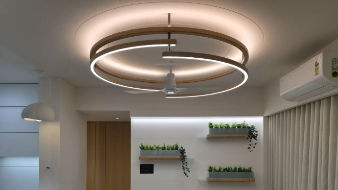 custom lighting installation